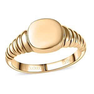 Luxoro 10K Yellow Gold Signet Ring (Size 9.0) 5 Grams