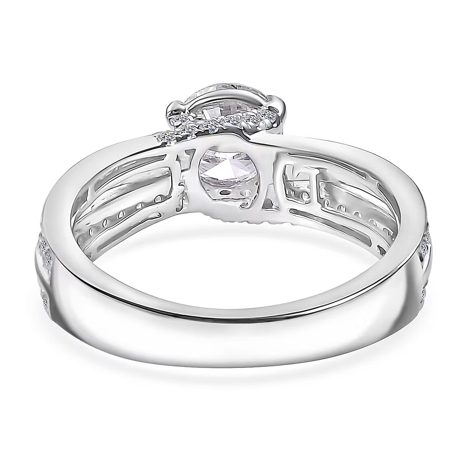 IGI Certified Luxuriant Lab Grown Diamond E-F VS 1.50 ctw Ring in 950 Platinum (Size 7.0)