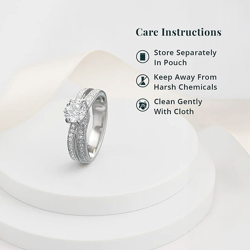 IGI Certified Luxuriant Lab Grown Diamond E-F VS 1.50 ctw Ring in 950 Platinum (Size 9.0)
