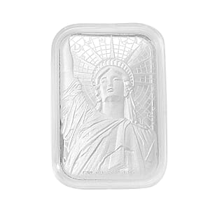 999 Fine Silver Statue of Liberty Emboss Sheet 31x45.5mm (10mg)