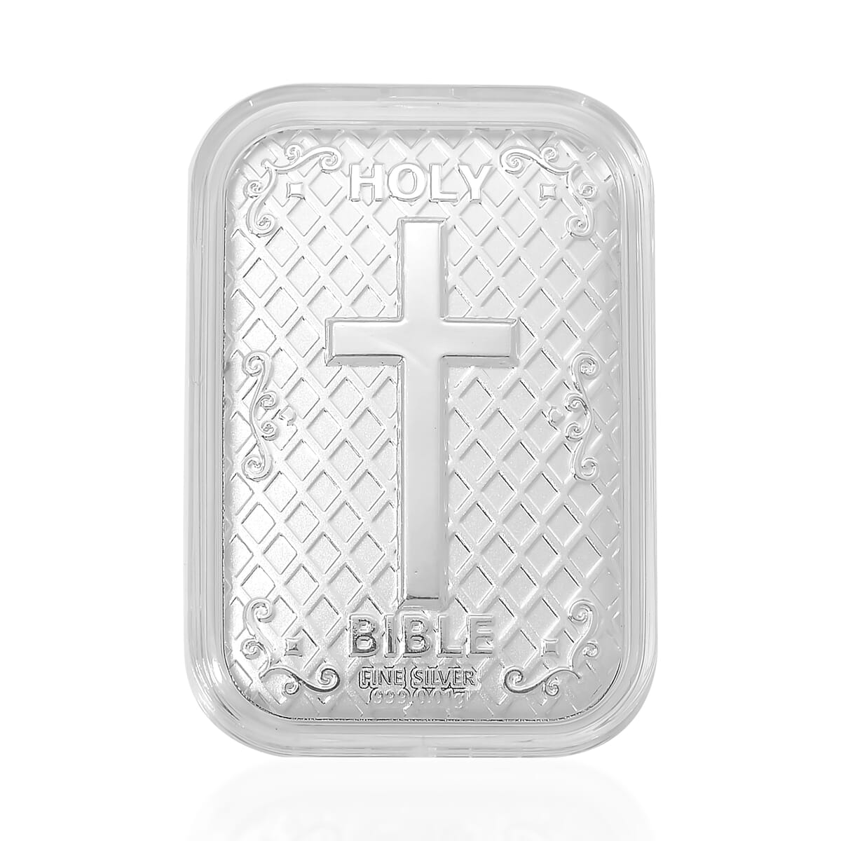 999 Fine Silver Bible Emboss Sheet 31x45.5mm (0.01g) image number 0