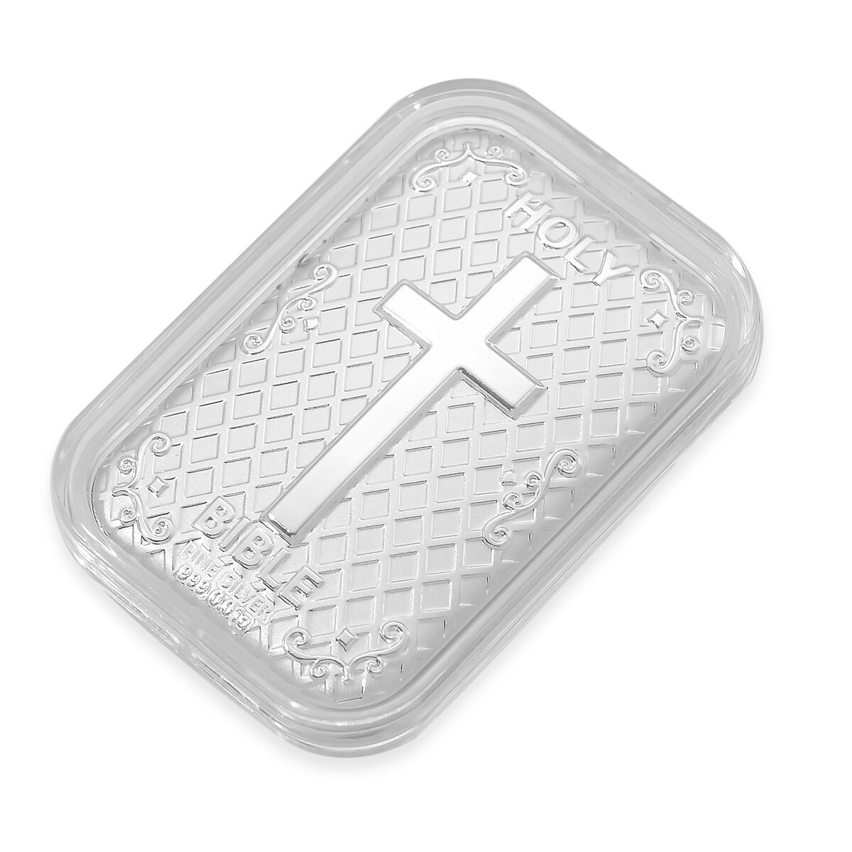 999 Fine Silver Bible Emboss Sheet 31x45.5mm (0.01g) image number 2