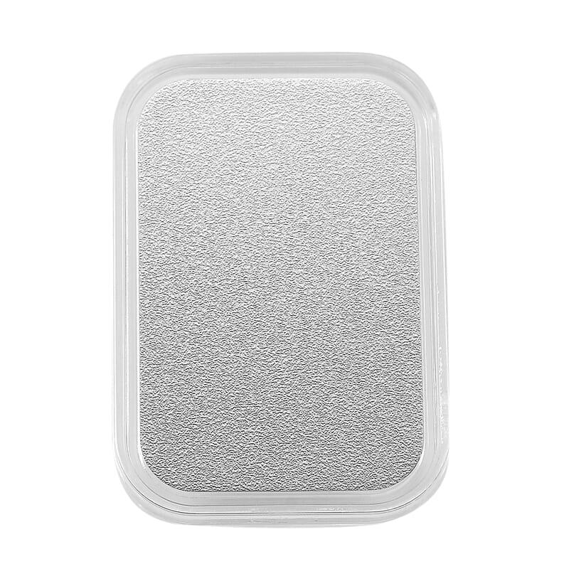 999 Fine Silver Rose Flower Emboss Sheet 31x45.5mm (10mg)