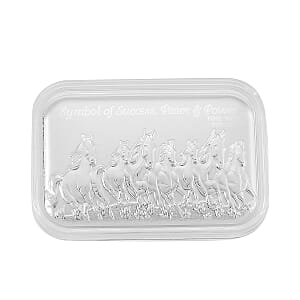 Doorbuster 999 Fine Silver Success Peace & Power Emboss Sheet 31x45.5mm (10mg)