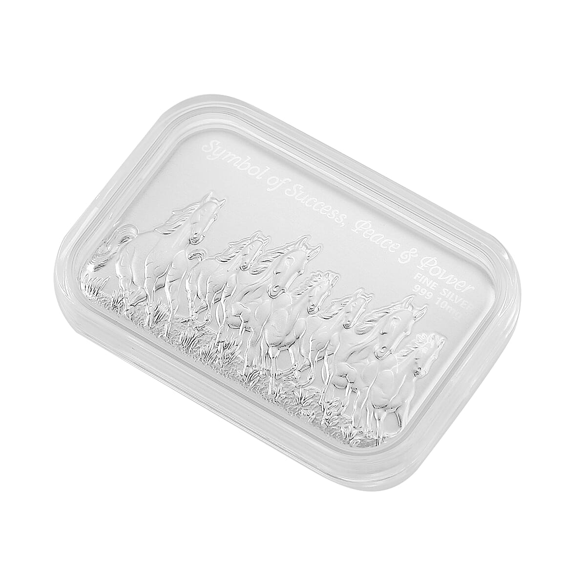 Doorbuster 999 Fine Silver Success Peace & Power Emboss Sheet 31x45.5mm (10mg) image number 2