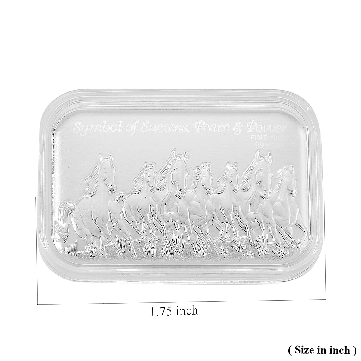 Doorbuster 999 Fine Silver Success Peace & Power Emboss Sheet 31x45.5mm (10mg) image number 4