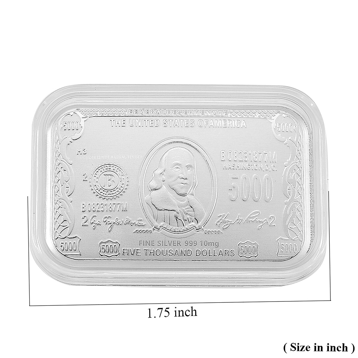 Doorbuster 999 Fine Silver Currency Emboss Sheet 31x45.5mm (10mg) image number 4