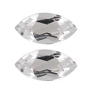 Brazilian Petalite Set of 2 (Mrq 5x2.5 mm) 0.20 ctw Loose Gemstone