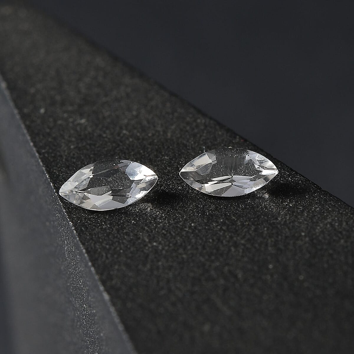 Brazilian Petalite Set of 2 (Mrq 5x2.5 mm) 0.20 ctw Loose Gemstone image number 1