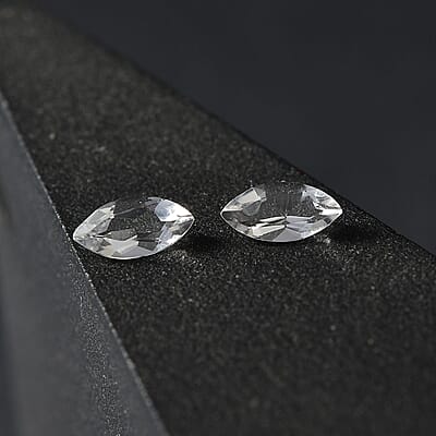 Brazilian Petalite Set of 2 (Mrq 5x2.5 mm) 0.20 ctw Loose Gemstone