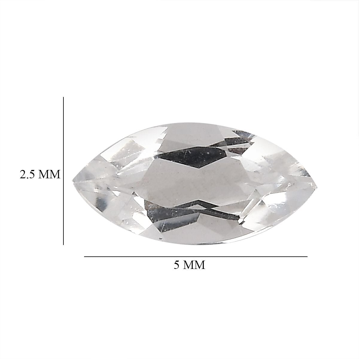 Brazilian Petalite Set of 2 (Mrq 5x2.5 mm) 0.20 ctw Loose Gemstone image number 4