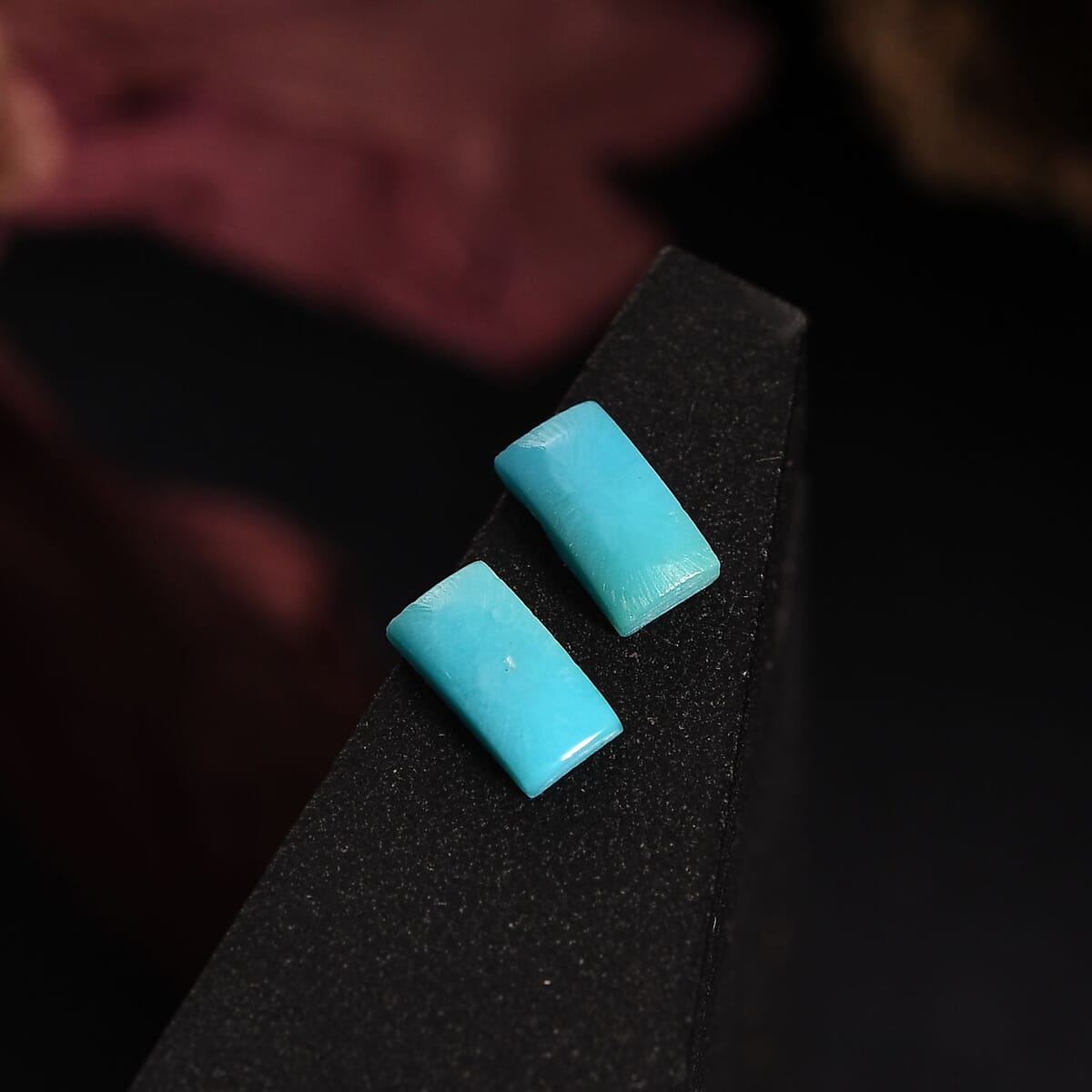 Sleeping Beauty Turquoise Set of 2 (Bgt 5x2.5 mm) 0.39 ctw Loose Gemstone image number 1