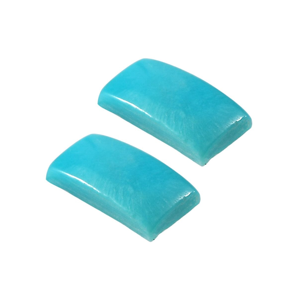 Sleeping Beauty Turquoise Set of 2 (Bgt 5x2.5 mm) 0.39 ctw Loose Gemstone image number 2