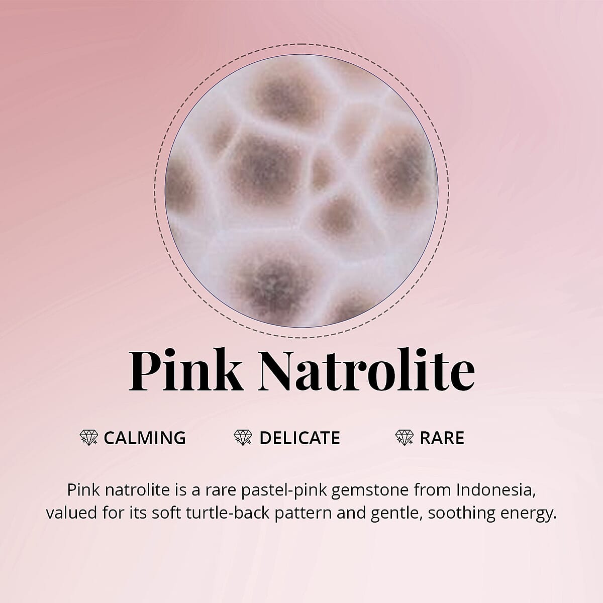 D'Joy Artisan Crafted Pink Natrolite 6.30 ctw Seashell Ring in Sterling Silver (Size 6.0) image number 3