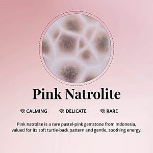 D'Joy Artisan Crafted Pink Natrolite 6.30 ctw Seashell Ring in Sterling Silver (Size 8.0)