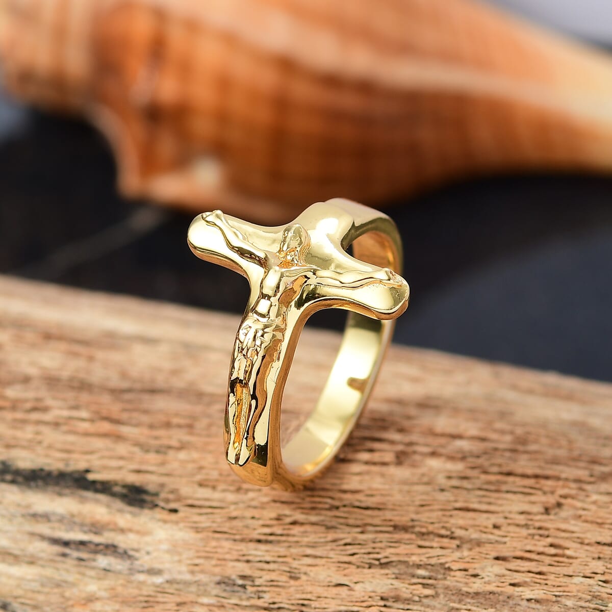 Karis Divine Men's Ring in 18K YG Plated (Size 12.0) image number 1