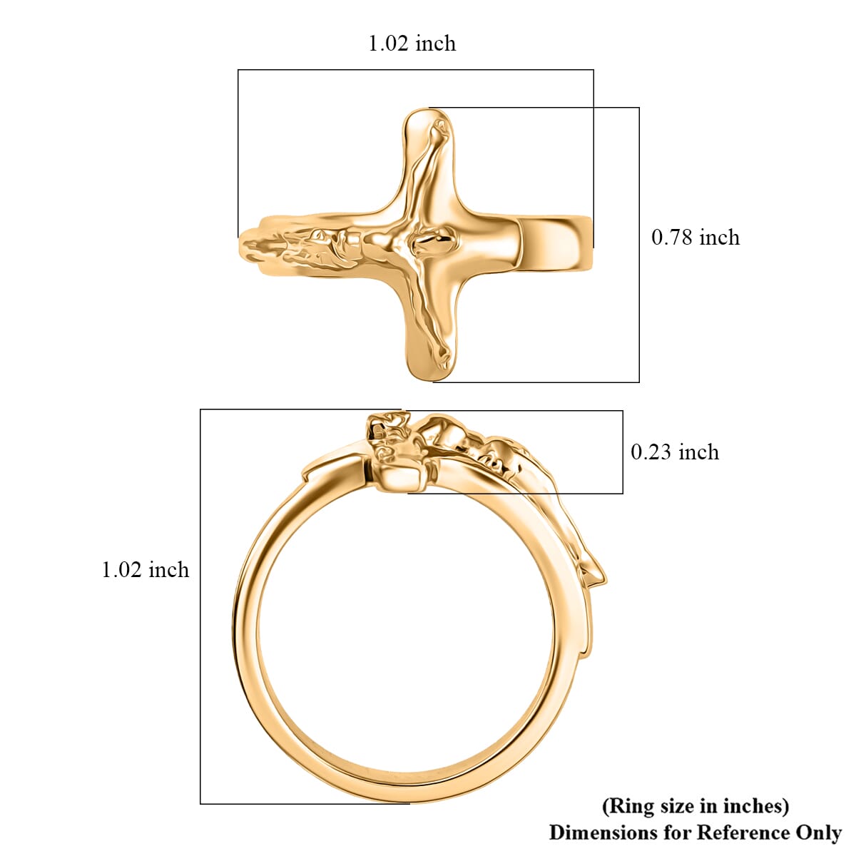 Karis Divine Men's Ring in 18K YG Plated (Size 12.0) image number 5