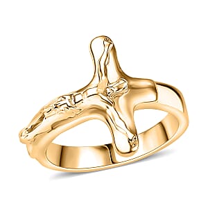 Karis Divine Men's Ring in 18K YG Plated (Size 14.0)