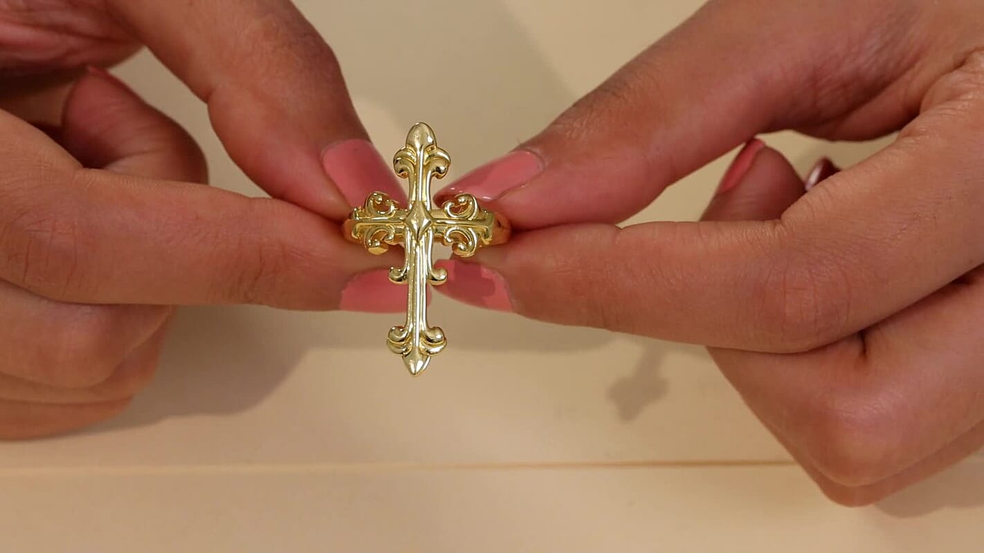 Karis Men's Ring in 18K YG Plated