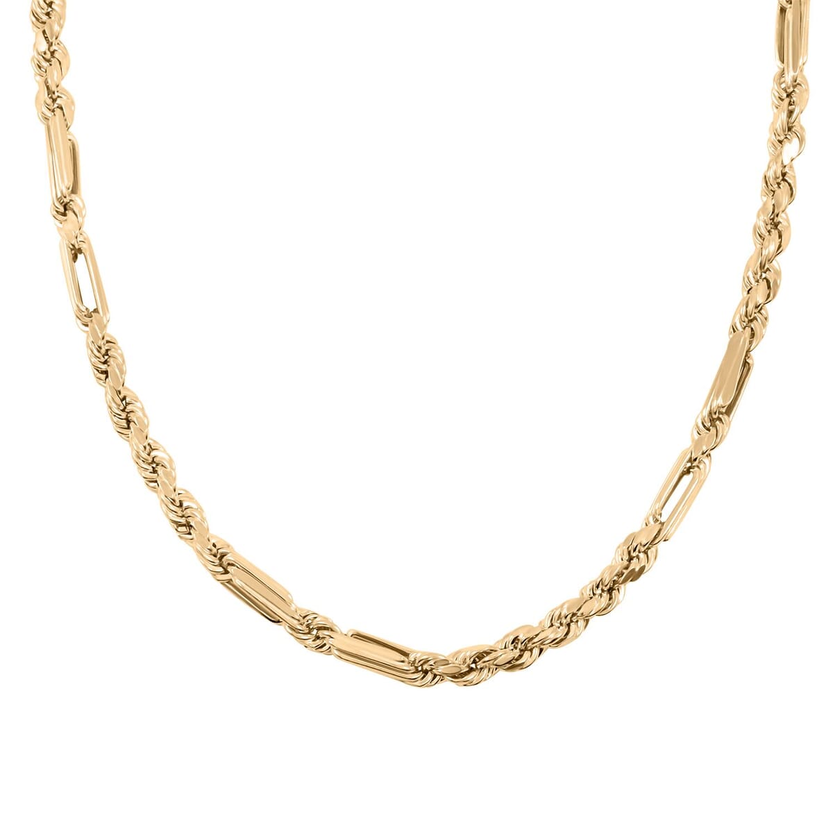 Milano Chain Necklace in 10K Yellow Gold 8 Grams 22 Inches image number 2