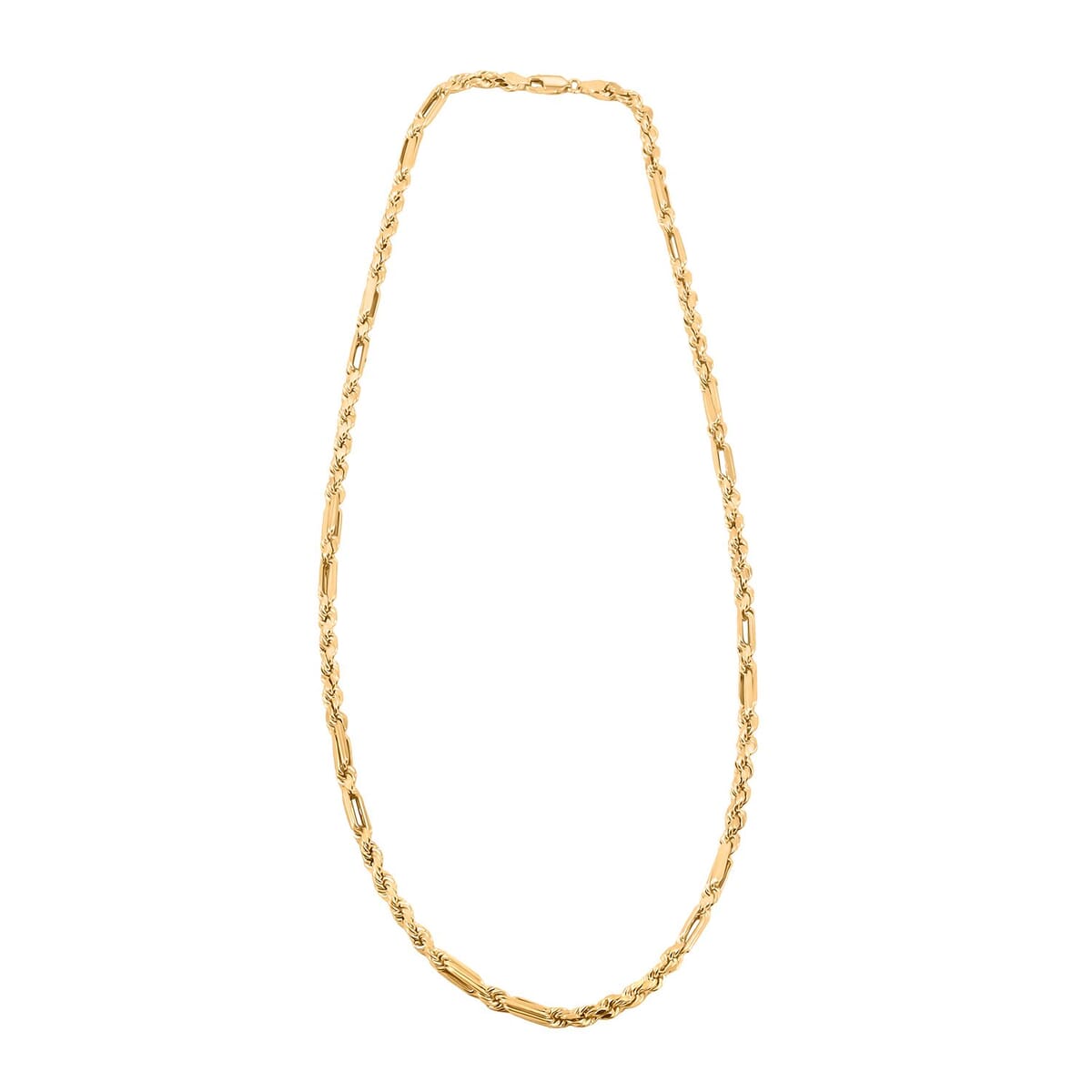 Milano Chain Necklace in 10K Yellow Gold 8 Grams 22 Inches image number 4