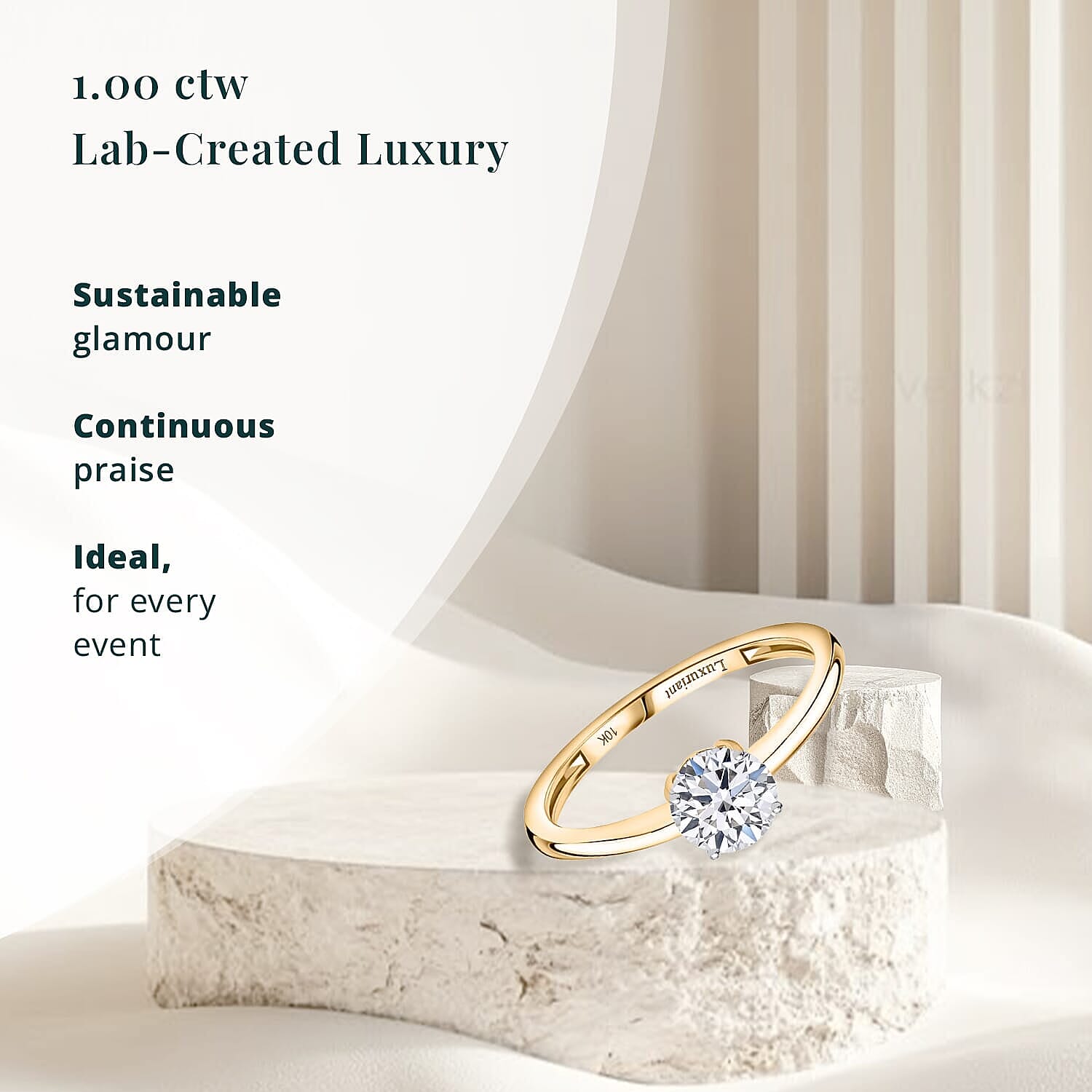 10K Yellow Gold / 1.00 / 10 - Product card gallery slide 3 (10178091450681)