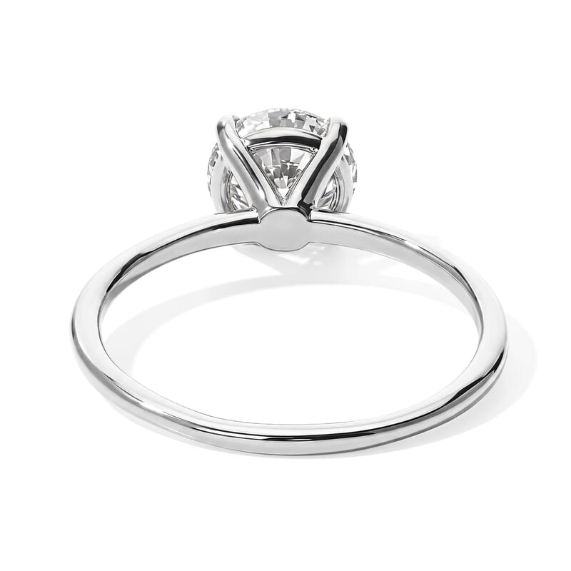 IGI Certified Luxuriant Lab Grown Diamond E-F VS 2.00 ctw Solitaire Ring in 10K White Gold (Size 5.0)