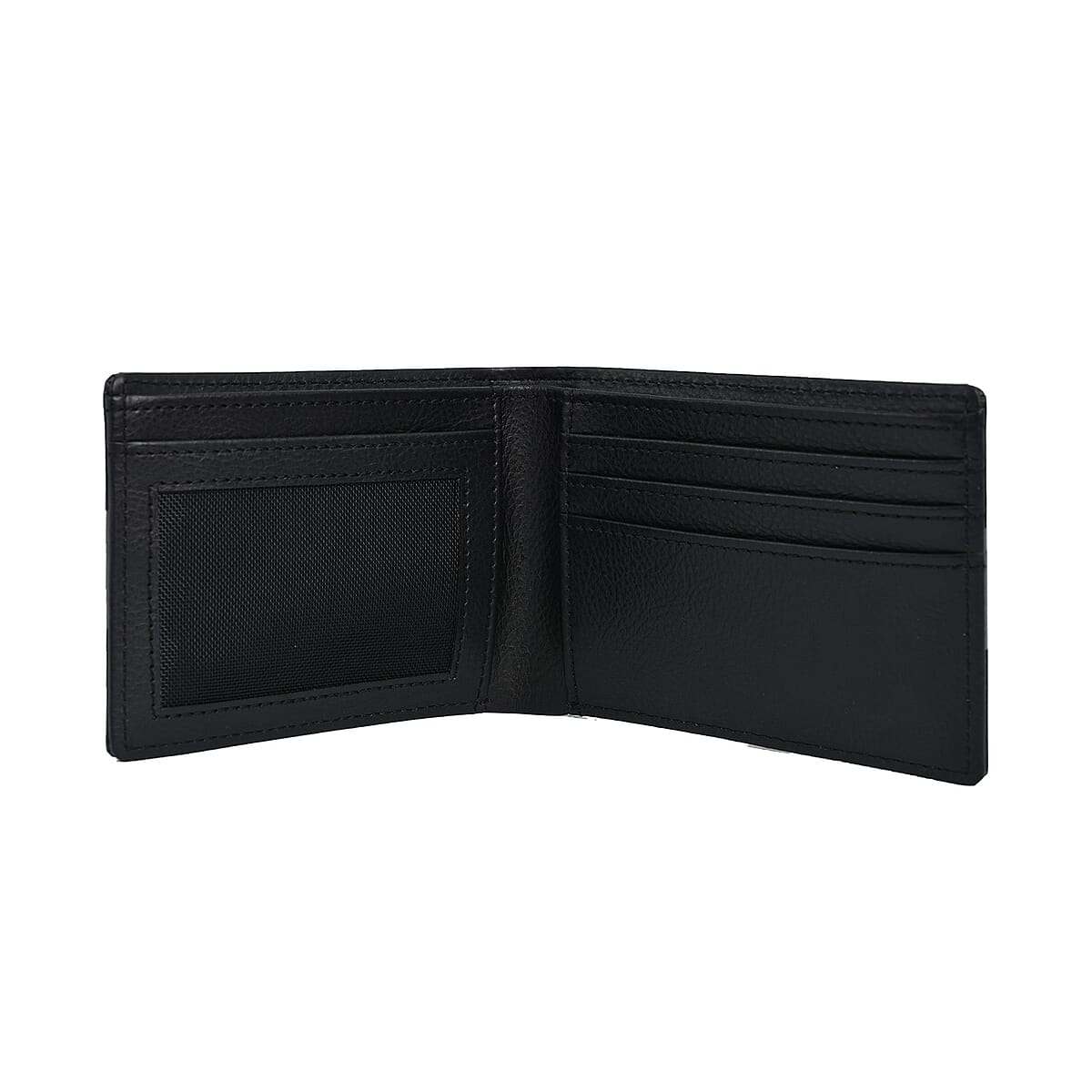 Mickey Mouse Black Faux Leather Bifold Wallet in Tin image number 3