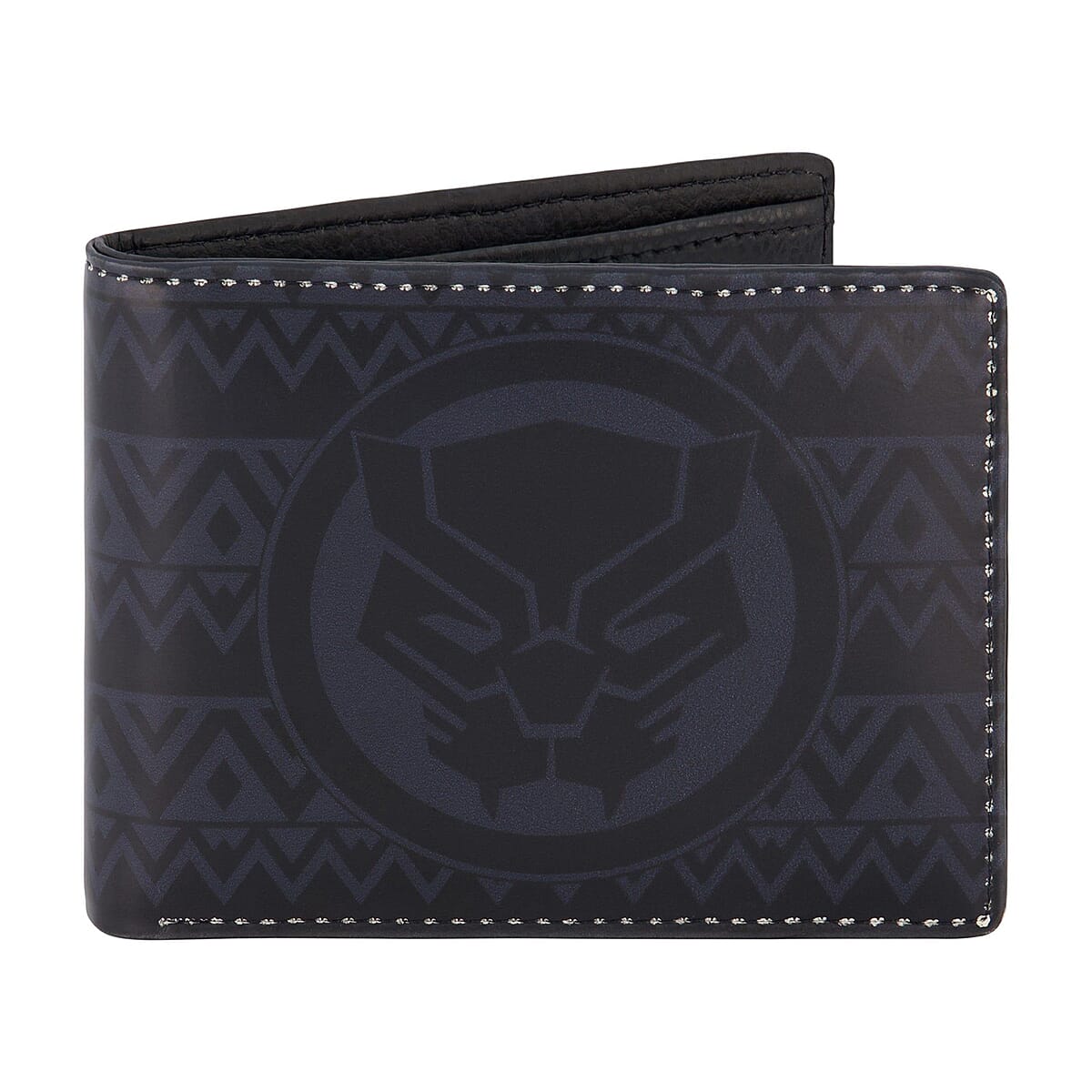 Marvel Black Panther Faux Leather Bifold Wallet in Tin image number 1