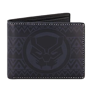 Marvel Black Panther Faux Leather Bifold Wallet in Tin