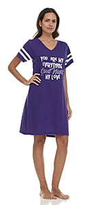 Lati Fashions Purple Seep Shirt - M
