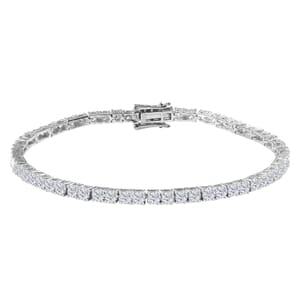 Luxuriant Lab Grown Diamond E-F VS 10.00 ctw Tennis Bracelet in 14K White Gold (6.50 In)