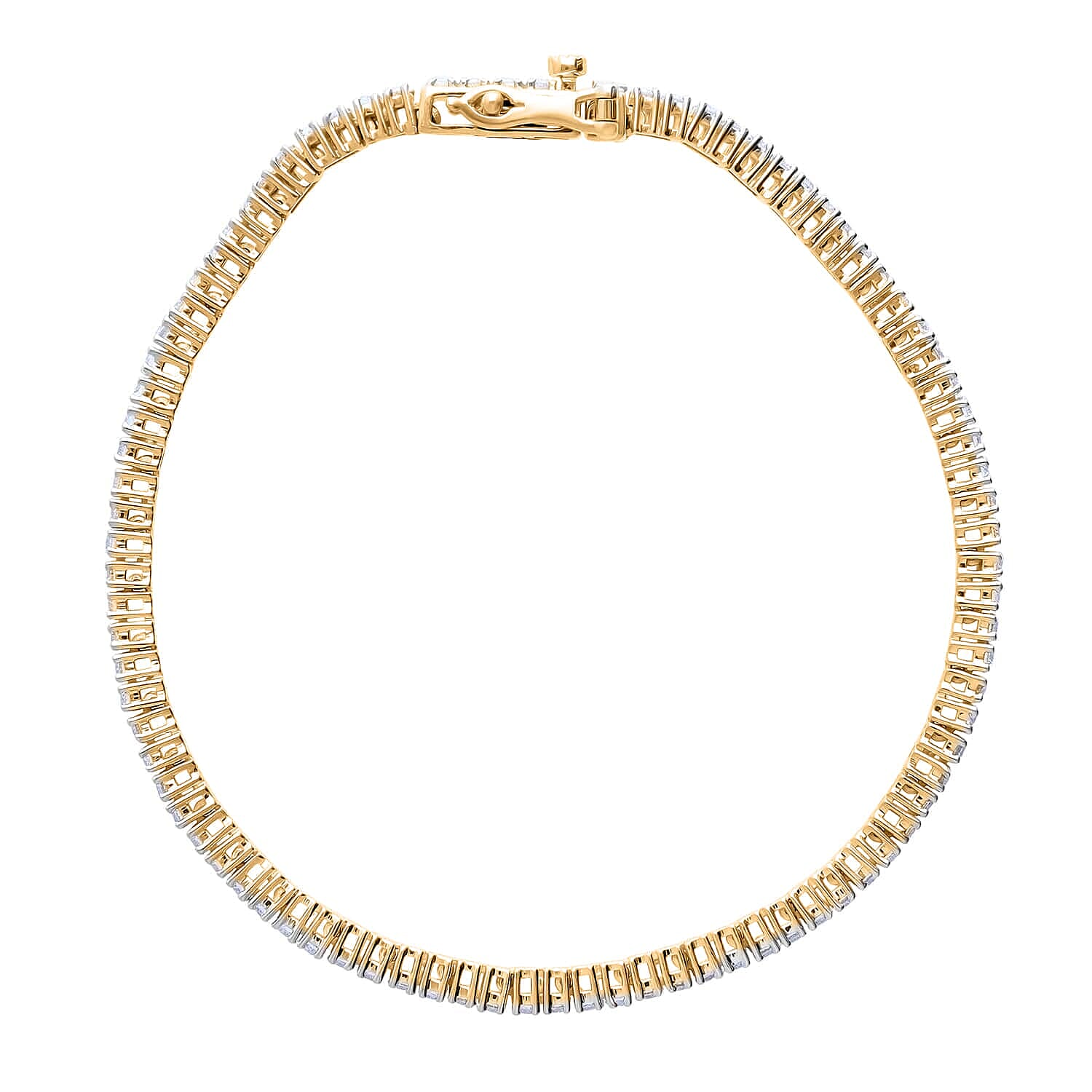 Yellow Gold Over Sterling Silver / 6.5 Inches - Product card gallery slide 4 (10178091680057)