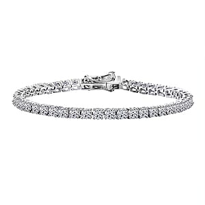 Luxuriant Lab Grown Diamond E-F VS 7.00 ctw Tennis Bracelet in 14K White Gold (6.50 In)