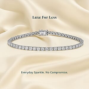 Luxuriant Lab Grown Diamond E-F VS 7.00 ctw Tennis Bracelet in 14K White Gold (8.00 In) (Del. in 10-12 Days)