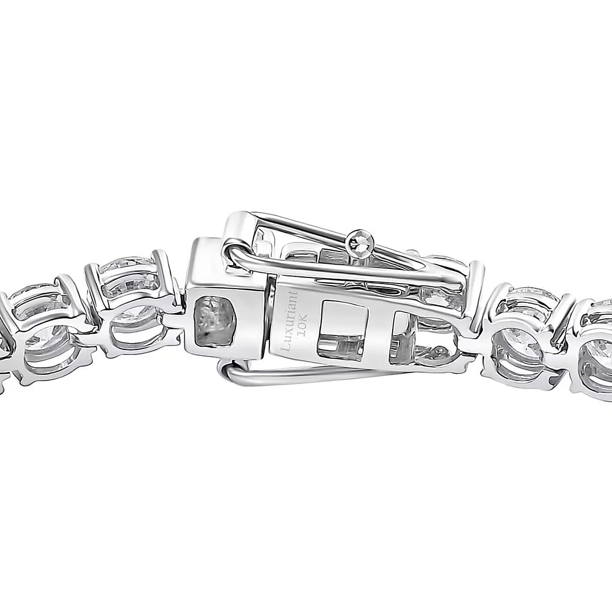 Luxuriant Lab Grown Diamond E-F VS 5.00 ctw Tennis Bracelet in 10K White Gold (6.50 In) image number 7