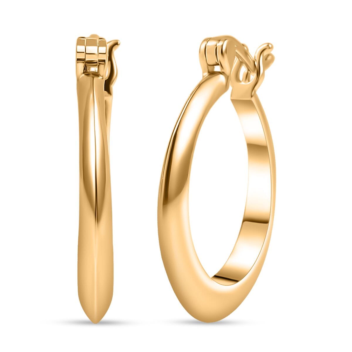Luxoro Classic Hoop Earrings in 10K Yellow Gold 3.90 Grams image number 0