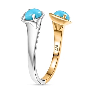 Sleeping Beauty Turquoise 1.04 ctw Ring in Sterling Silver (Size 9.0)