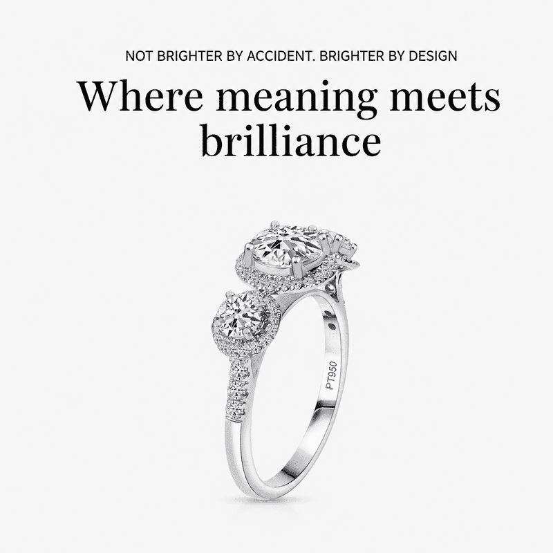 IGI Certified Luxuriant Lab Grown Diamond E-F VS 2.00 ctw Ring in 950 Platinum (Size 10.0)