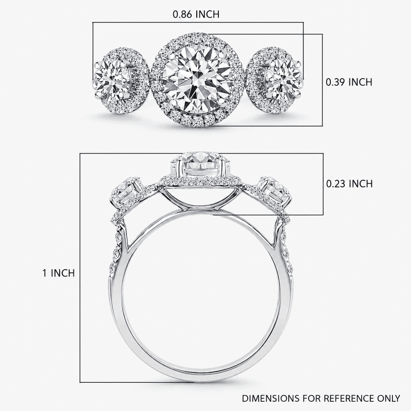IGI Certified Luxuriant Lab Grown Diamond E-F VS 2.00 ctw Ring in 950 Platinum (Size 10.0)
