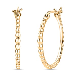 Luxoro Hoop Earrings in 10K Yellow Gold 3.20 Grams