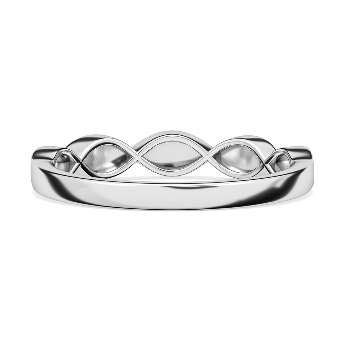 Luxuriant Lab Grown Diamond G-H SI 0.25 ctw Ring in Rhodium Over Sterling Silver (Size 8.0) image number 4
