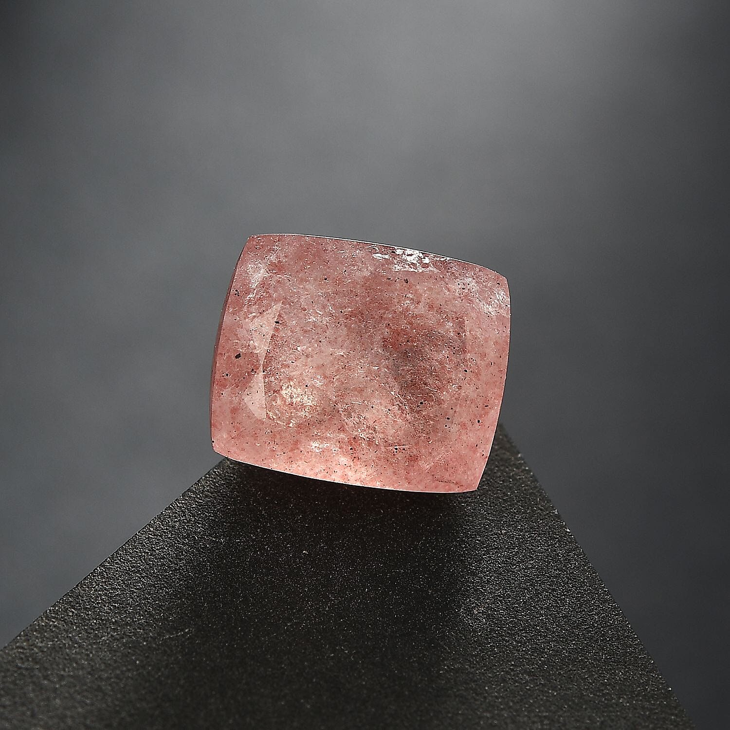 Cherry Quartz (Cush 12x10 mm) 4.90 ctw Loose Gemstone