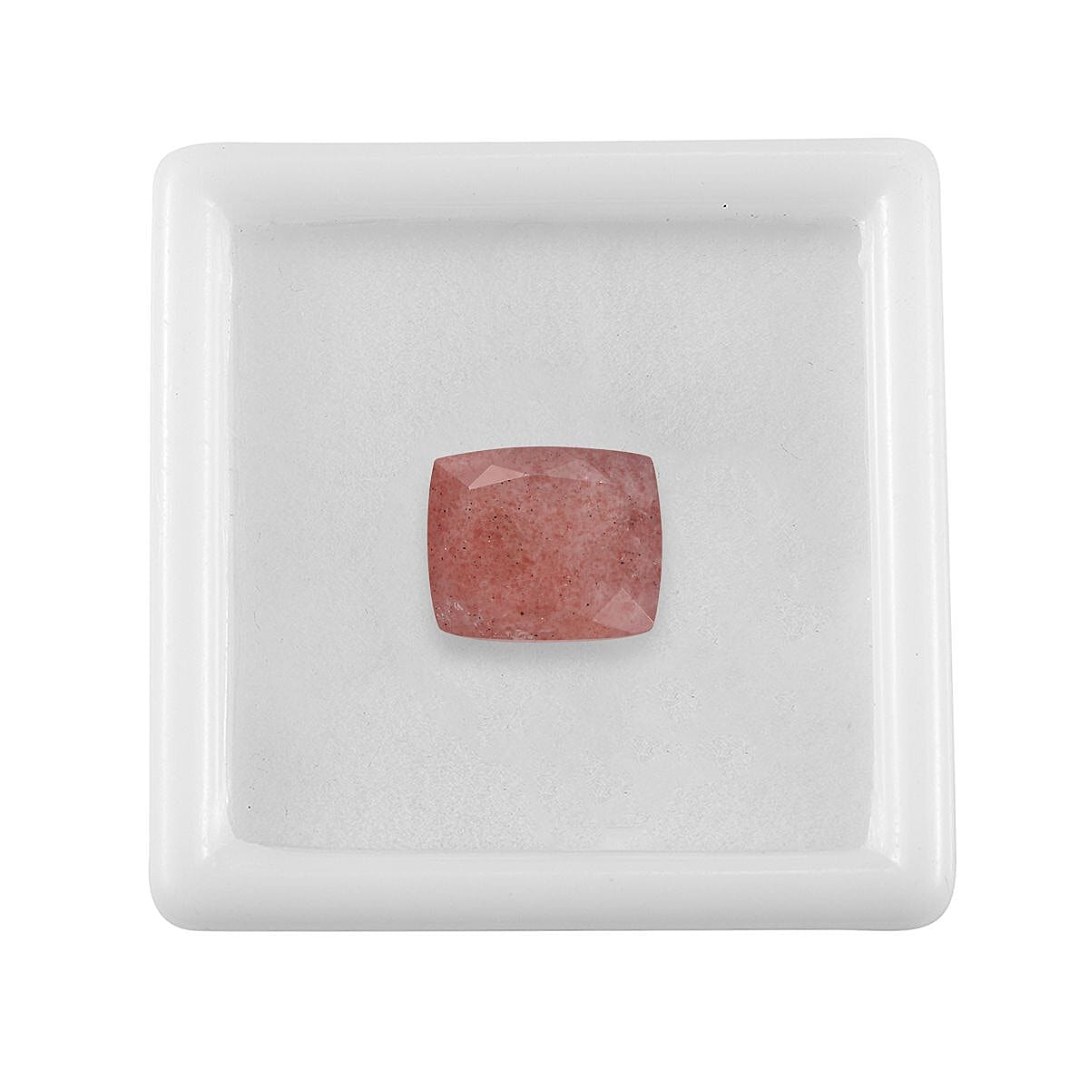 Cherry Quartz (Cush 12x10 mm) 4.90 ctw Loose Gemstone