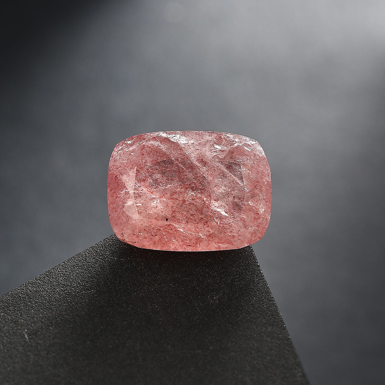 AA Cherry Quartz (Cush 16x12 mm) 8.80 ctw Loose Gemstone
