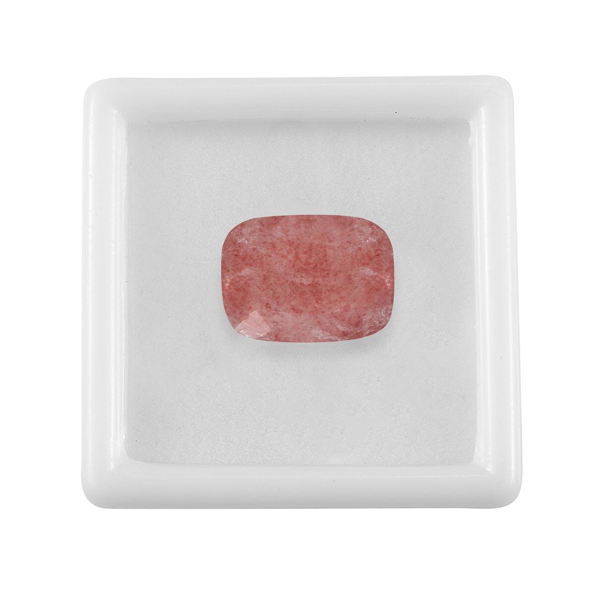 AA Cherry Quartz (Cush 16x12 mm) 8.80 ctw Loose Gemstone image number 3