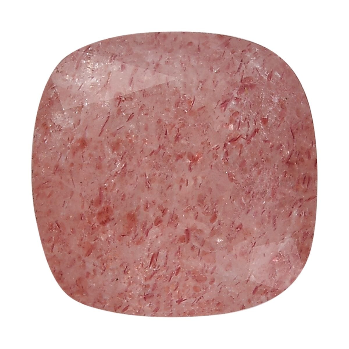 Cherry Quartz (Cush 8x8 mm) 1.70 ctw Loose Gemstone image number 0