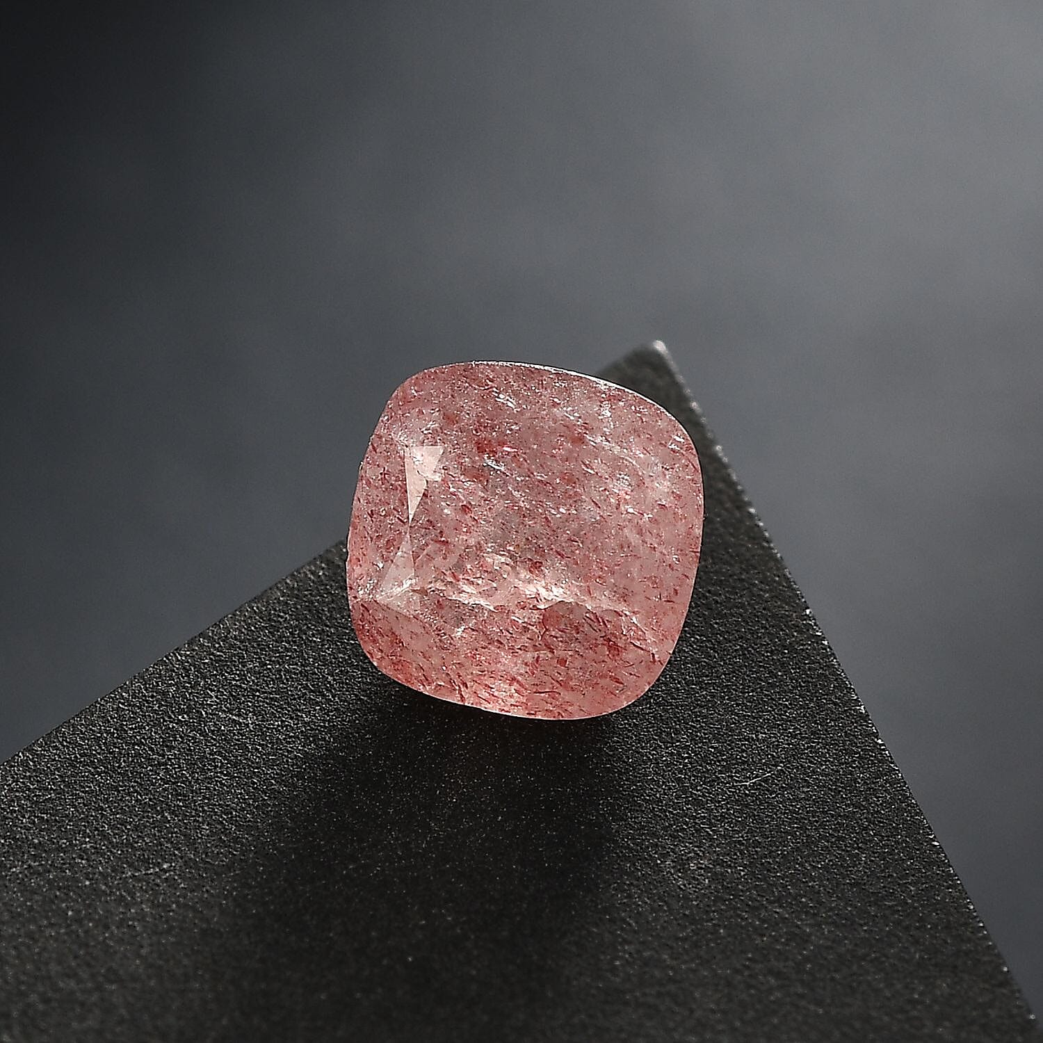 Cherry Quartz (Cush 8x8 mm) 1.70 ctw Loose Gemstone