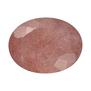 Cherry Quartz (Ovl 16x12 mm) 7.40 ctw Loose Gemstone