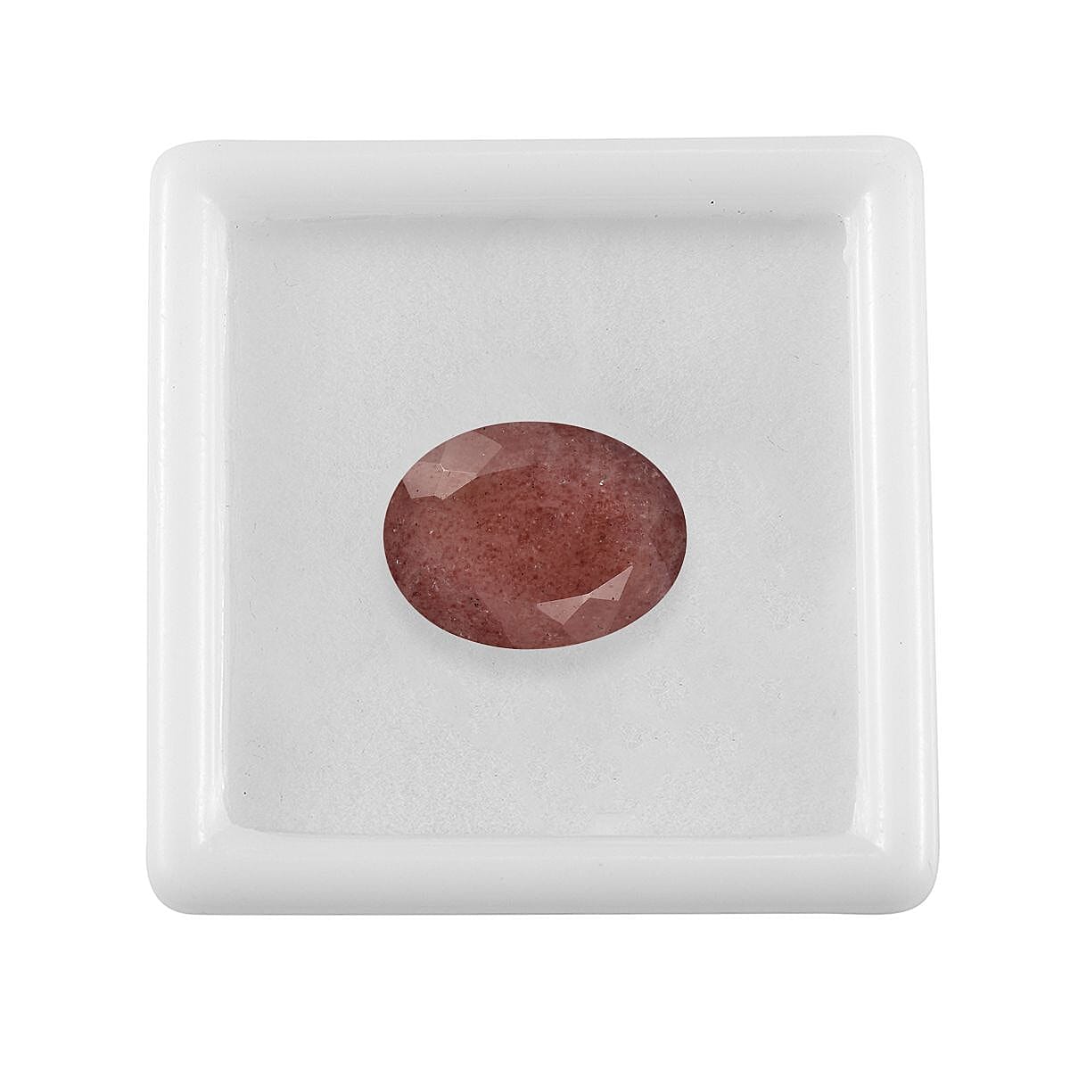 AA Cherry Quartz (Ovl 16x12 mm) 7.60 ctw Loose Gemstone image number 3